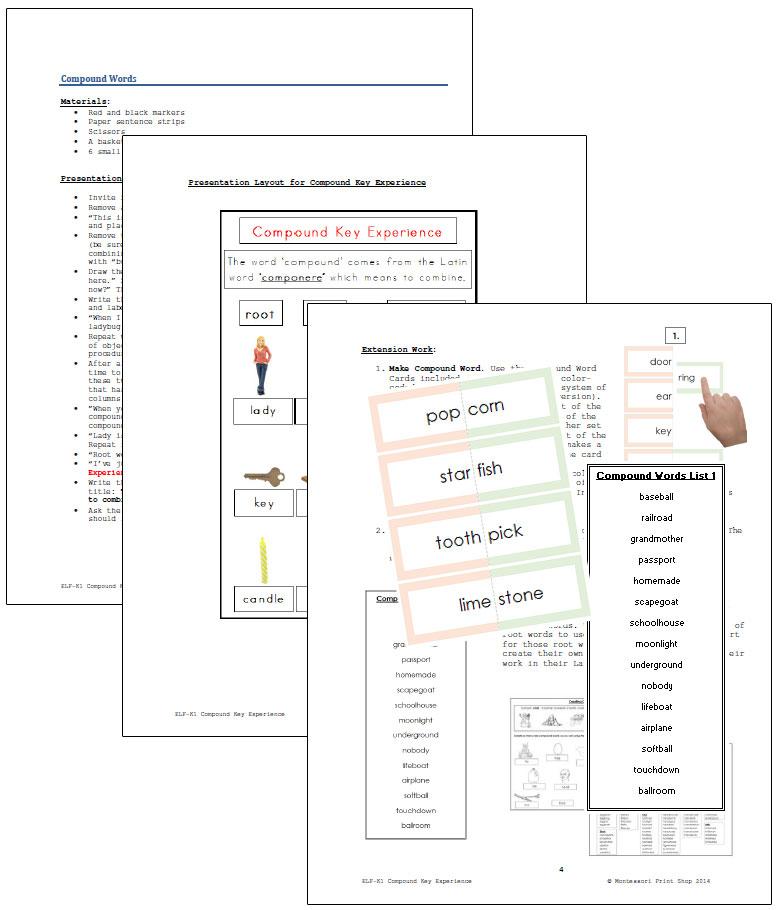 Elementary Key Experiences Bundle - elementary montessori language cards