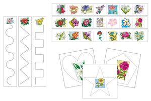 Flowers Cutting Work - Preschool Activity by Montessori Print Shop