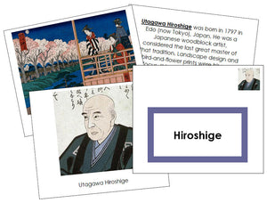 Utagawa Hiroshige Art Book (border) - Montessori Print Shop