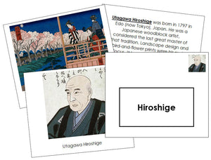 Utagawa Hiroshige Art Book - Montessori Print Shop