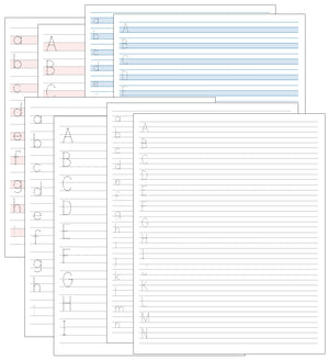 Print Letter Tracing Bundle - Montessori 