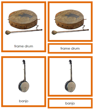 Musical Instruments of the World Bundle (color coded)