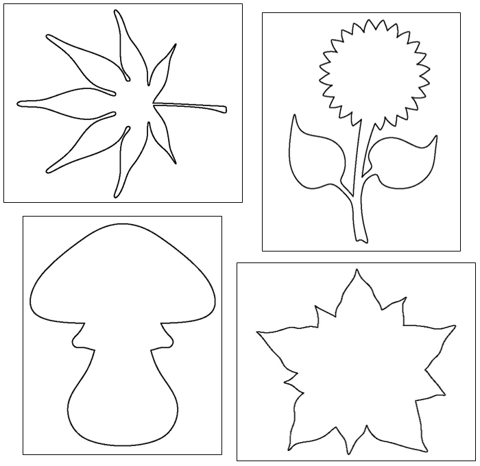 nature cutting and pin punching - Montessori Print Shop pin poke
