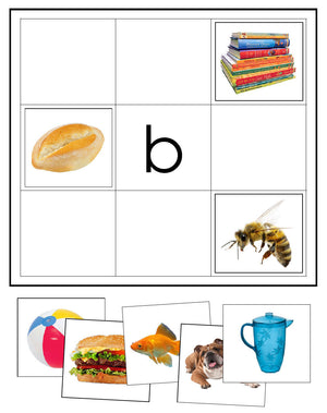 Phonetic Letter Mats - Montessori Print Shop language cards