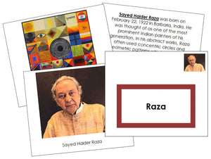 Sayed Haider Raza Art Book (border) - Montessori Print Shop