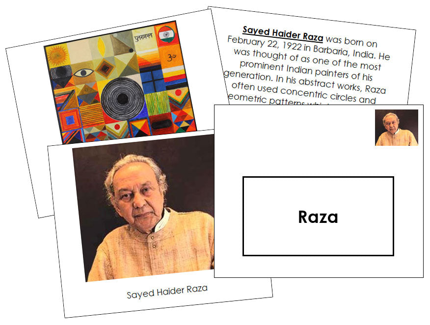 Sayed Haider Raza Art Book - Montessori Print Shop