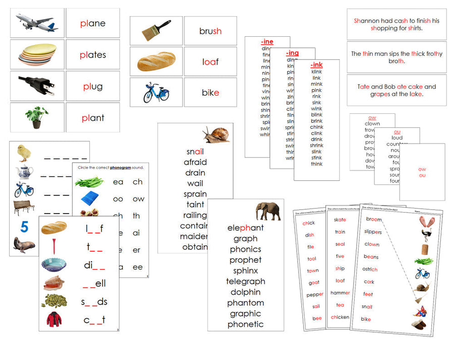 Step 3 Language Series Bundle (photos) - Montessori Print Shop language program