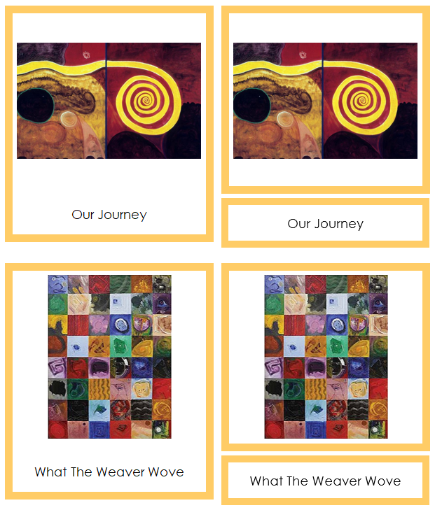 Obiora Udechukwu Art Cards (borders) - Montessori Print Shop