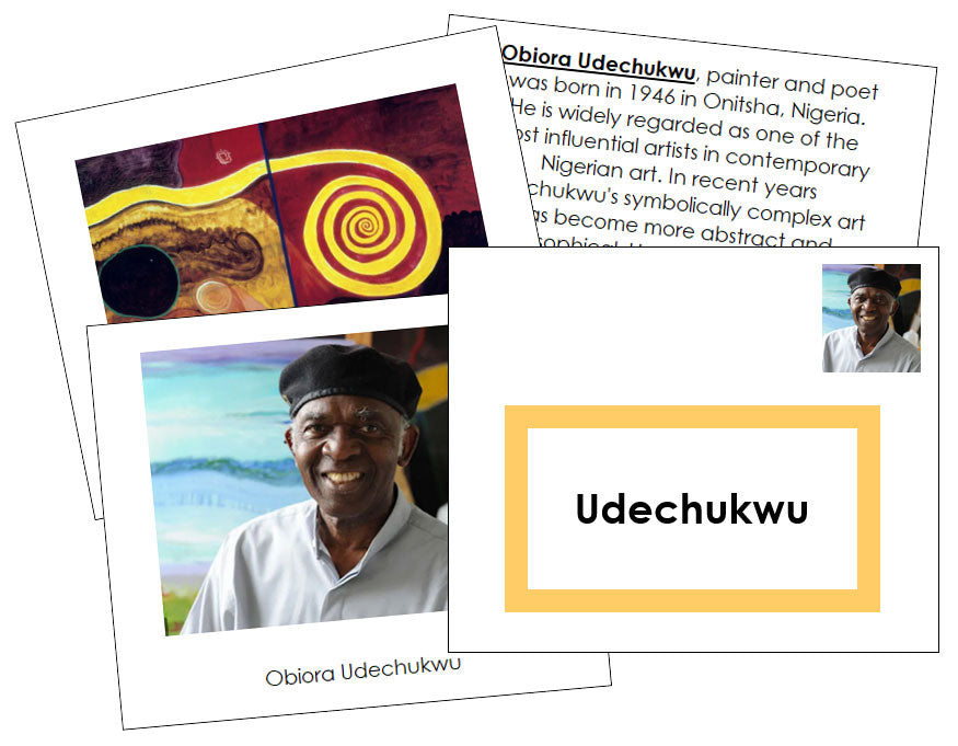 Obiora Udechukwu Art Book (border) - Montessori Print Shop