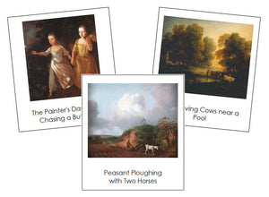 Thomas Gainsborough Art Cards - montessori art materials