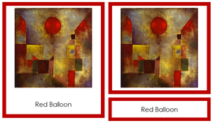 Paul Klee Art Cards - montessori art materials