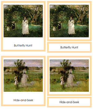 Berthe Morisot Art Cards (borders) - Montessori Print Shop
