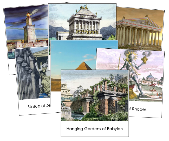 Seven Wonders of the Ancient World - Montessori Print Shop Digital Download