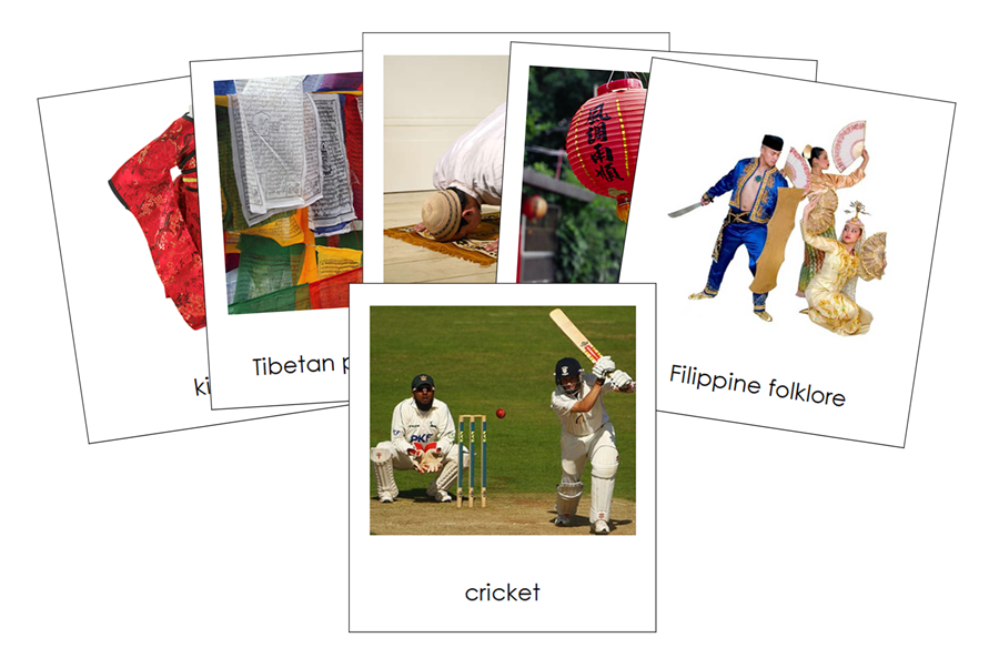 Culture of Asia 3-Part Cards by Montessori Print Shop