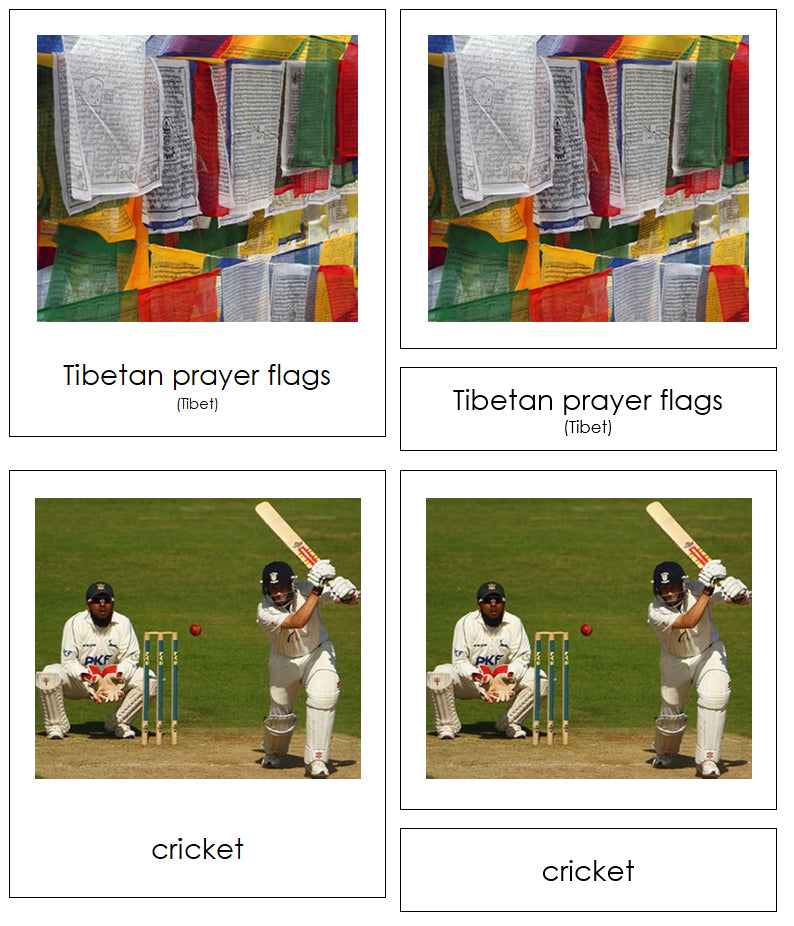 Culture of Asia 3-Part Cards by Montessori Print Shop