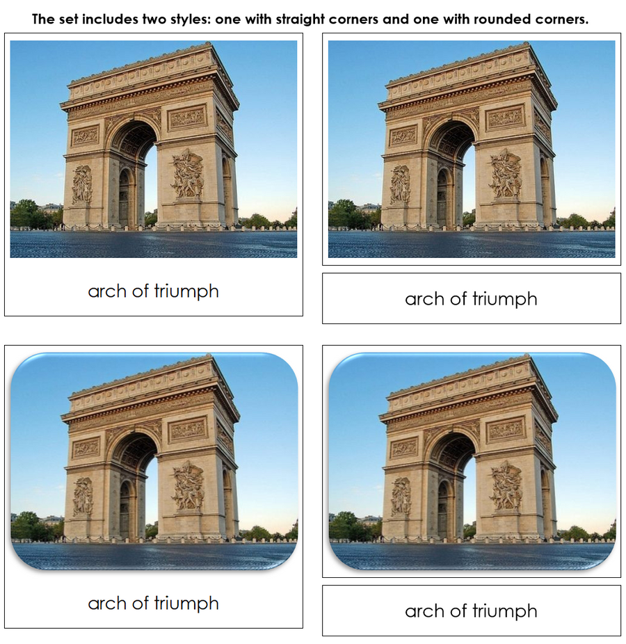 Around The World Safari TOOB Cards by Montessori Print Shop