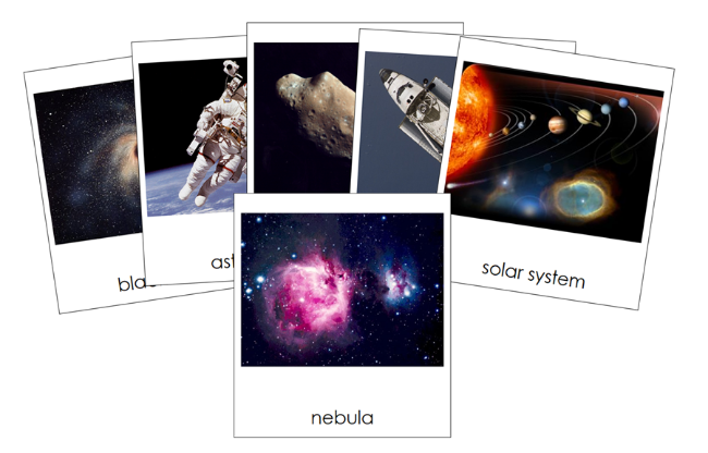 Astronomy Concepts 3-part cards - Montessori Print Shop Digital Download
