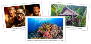 Australia/Oceania Continent Cards - Montessori Print Shop geography cards