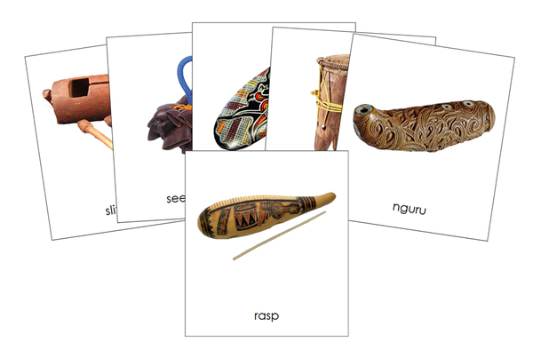Oceanian Instruments Australian and Oceanian Musical Instruments - Montessori Print Shop ...