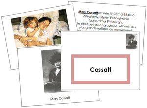 French - Mary Cassatt Art Book (border) - Montessori Print Shop
