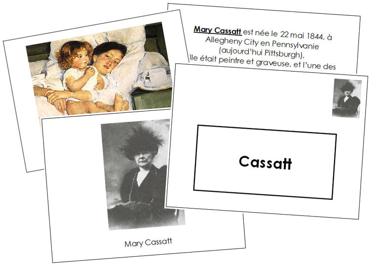 French - Mary Cassatt Art Book - Montessori Print Shop