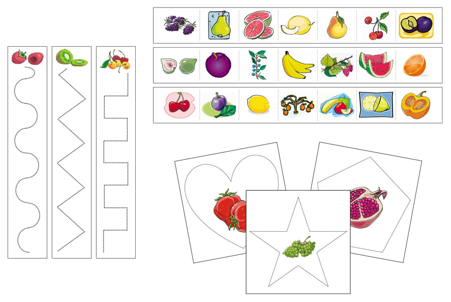 Fruit Cutting Work - Preschool Activity by Montessori Print Shop