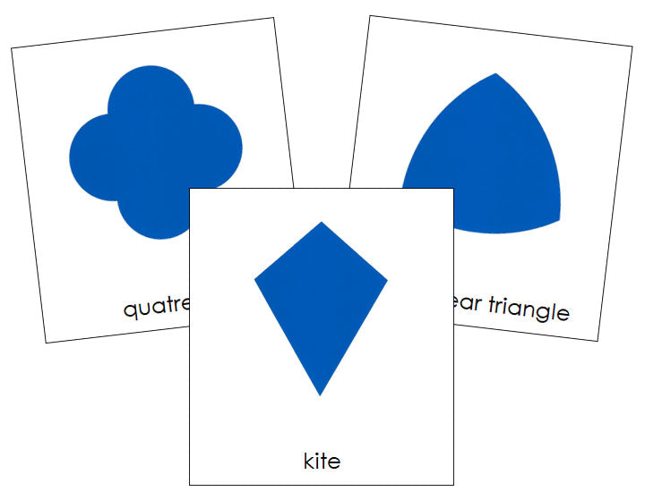 Geometry Cabinet 3-Part Cards - Montessori Print Shop