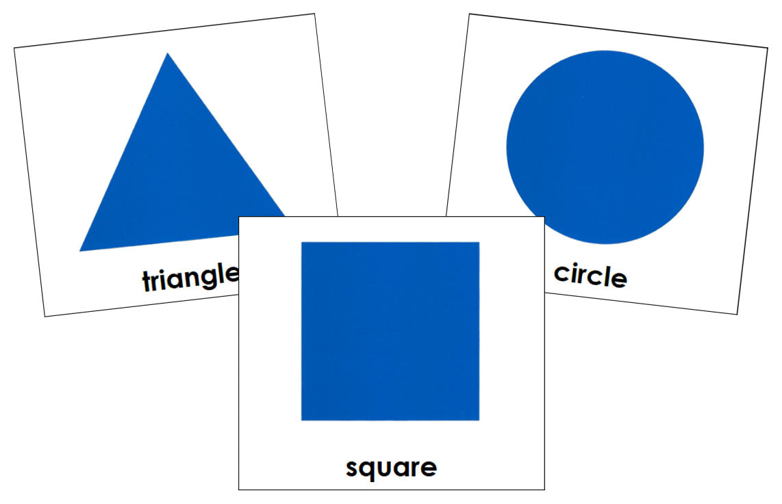 Geometric Shapes - Toddler Cards - Montessori Print Shop