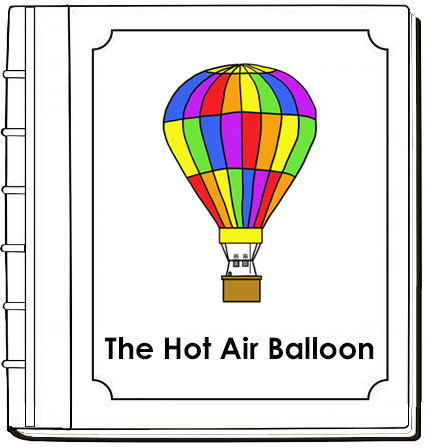 Hot Air Balloon Nomenclature Book - Montessori Print Shop Digital Download