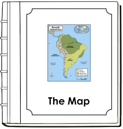 Parts of a Map Nomenclature Book - Montessori Print Shop Digital Download