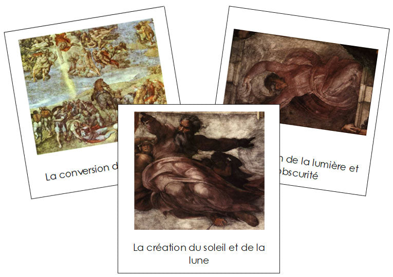 French - Michelangelo Art Cards - Montessori Print Shop