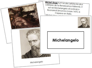 French - Michelangelo Art Book - Montessori Print Shop