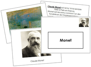 French - Claude Monet Art Book - Montessori Print Shop