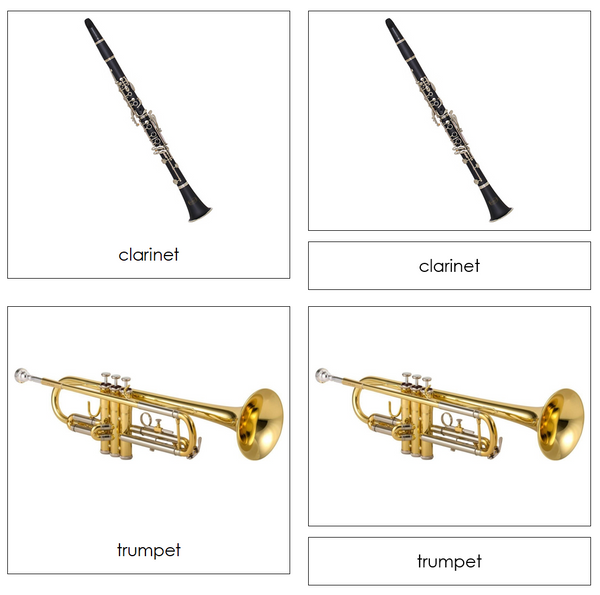 Musical Instruments Safari Toob Cards - Montessori Print Shop Digital ...