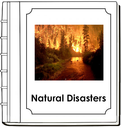 Types of Natural Disasters Book - Montessori Print Shop Digital Download