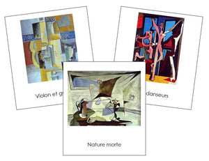 French - Pablo Picasso Art Cards - Montessori Print Shop