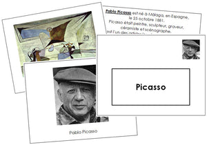 French - Pablo Picasso Art Book - Montessori Print Shop