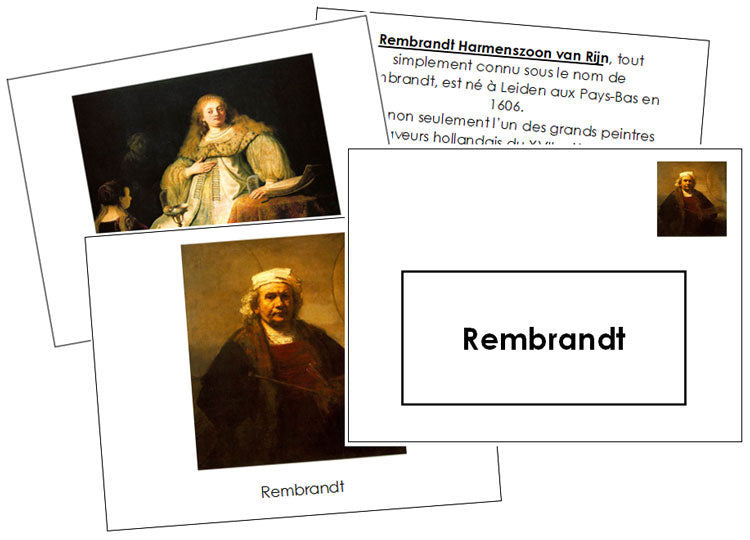 French - Rembrandt Art Book - Montessori Print Shop