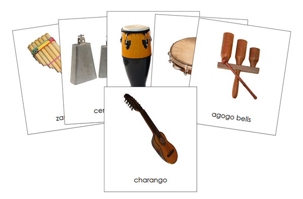 Musical Instruments of South America - Montessori Print Shop Digital ...