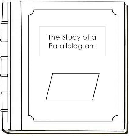 Study of a Parallelogram Geometry Book - Montessori Print Shop Digital Download