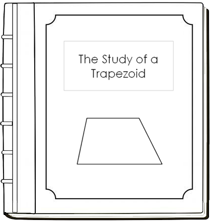 Study of a Trapezoid Geometry Book - Montessori Print Shop Digital Download
