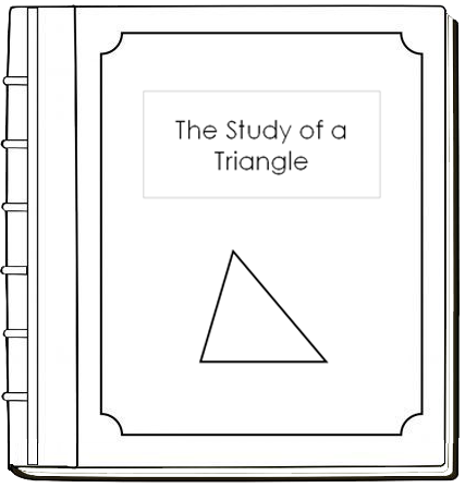 Study of a Triangle Geometry Book - Montessori Print Shop Digital Download