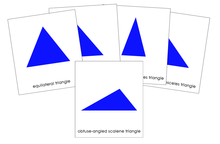 Triangles (Simple Concepts) - Montessori Print Shop geometry cards