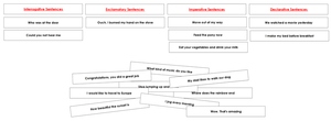 Types of Sentences (declarative, interrogative, exclamatory, imperative) - Montessori Print Shop