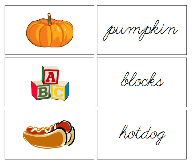 Montessori Step 2 Language Series Bundle - CURSIVE - Montessori Print Shop Phonics Language Program