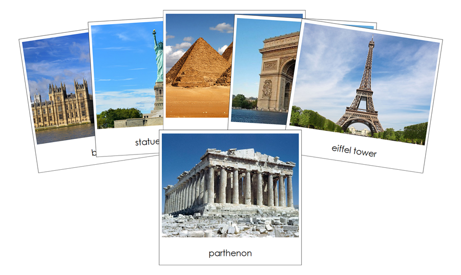 Around The World Safari TOOB Cards by Montessori Print Shop