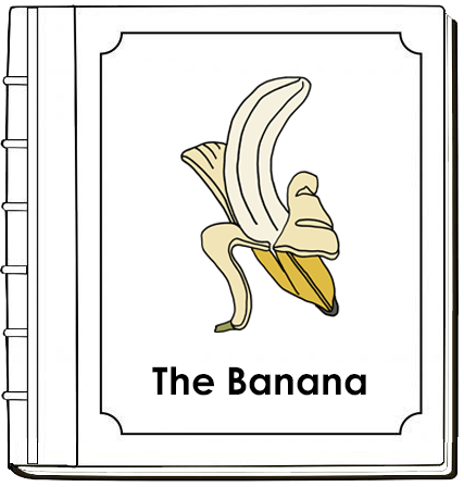 Parts of a Banana Nomenclature Book (red) - Montessori Print Shop Digital Download