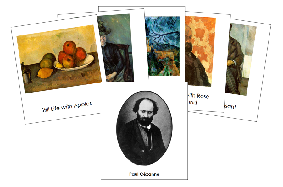 Paul Cezanne 3-Part Art Cards - Montessori Print Shop Digital Download