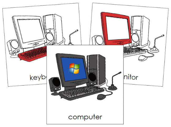 Computer Screen Labeled Diagram