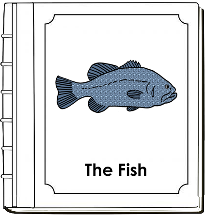 Parts of a Fish Nomenclature Book (red) - Montessori Print Shop Digital Download